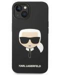 Калъф Karl Lagerfeld - Karl Head, iPhone 14 Plus, черен - 1t